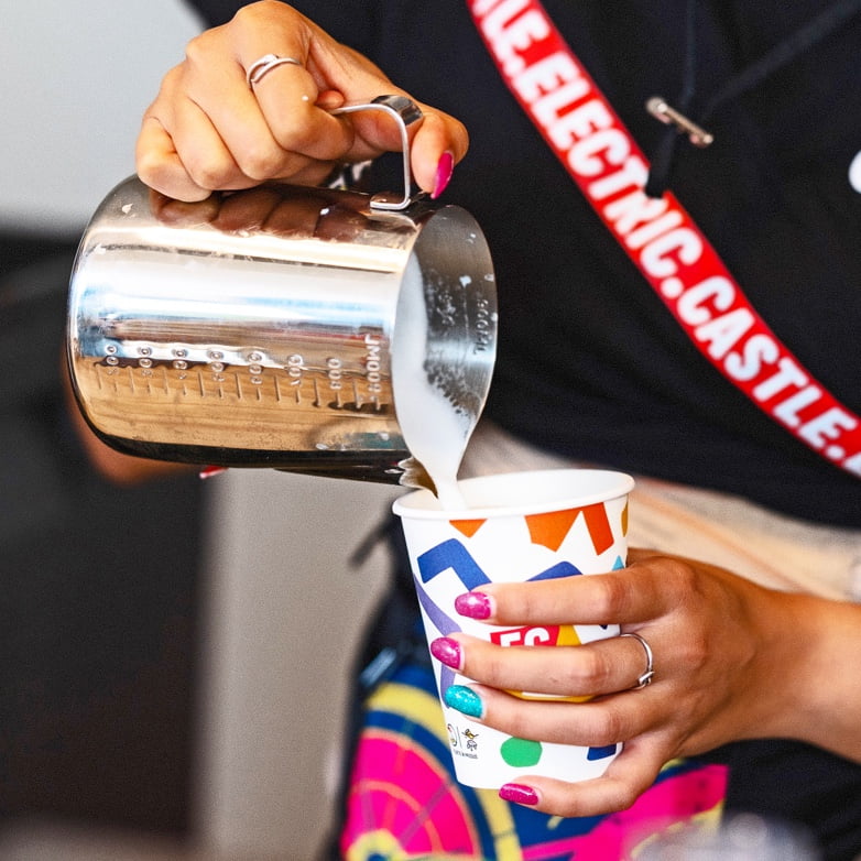 Good coffee first. Wake up later.